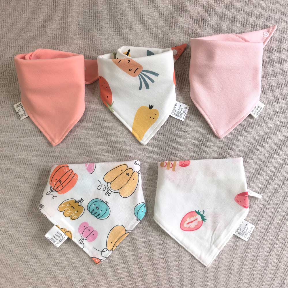 Baby Nursery Boy - Bebek Önlükleri, %100 Pamuklu, Tükürük Örtüsü,