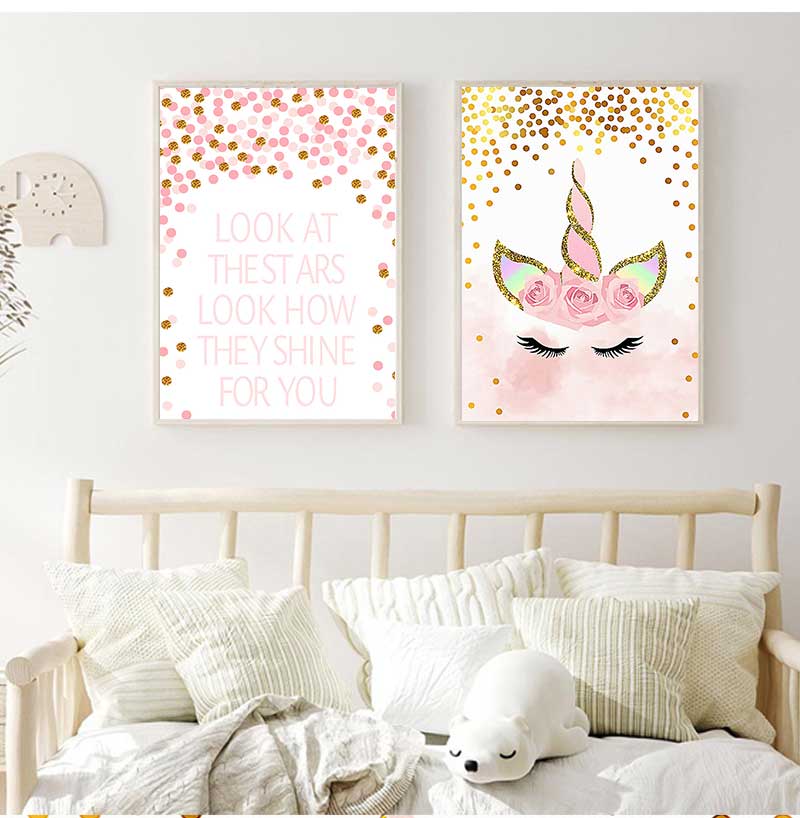 Dekoratif Resim Bebek Kız Yata - Baby Nursery Decor Girl incelemesi ve fiyatı