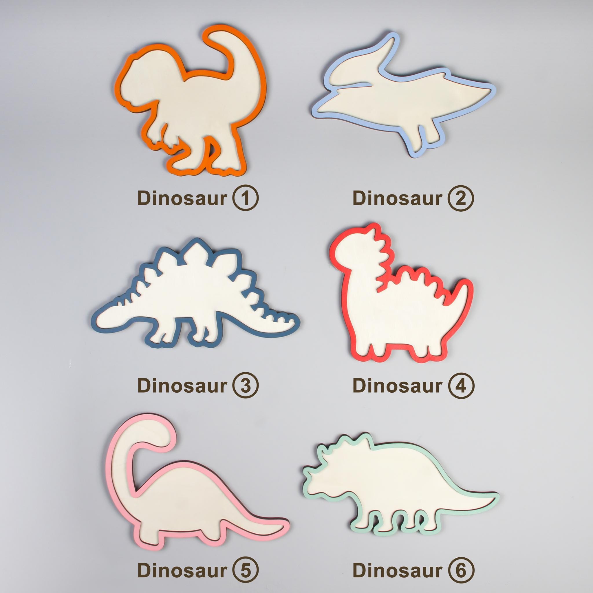 Kişiye Özel Dinozor Ahşap İsim - Baby Nursery Decor Girl incelemesi ve fiyatı