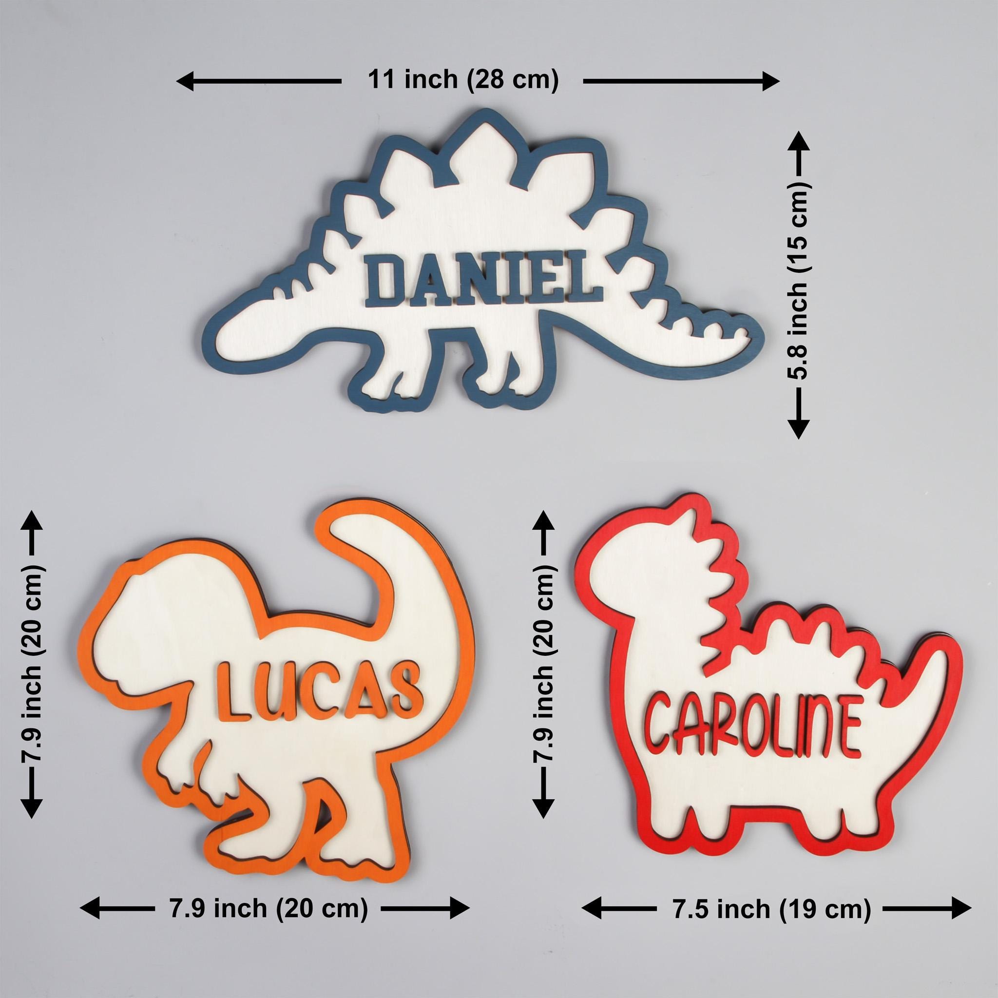 Kişiye Özel Dinozor Ahşap İsim - Baby Nursery Decor Girl incelemesi ve fiyatı